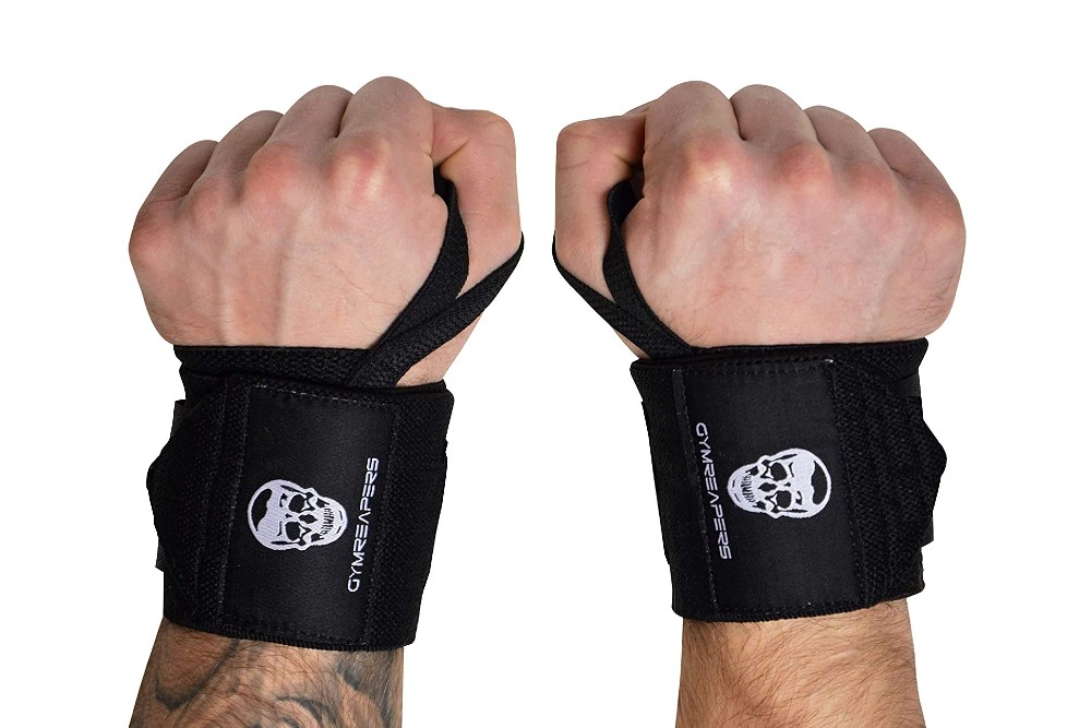 Wrist Wraps Pair Bandage Hand Support GYM Straps Grip Brace Weight Lifting 