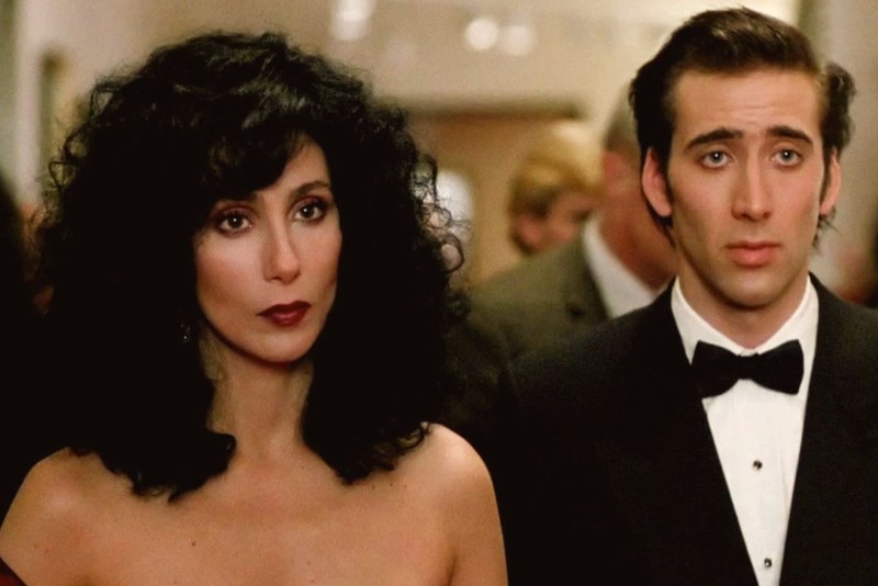 Cher and Nicolas Cage in Moonstruck