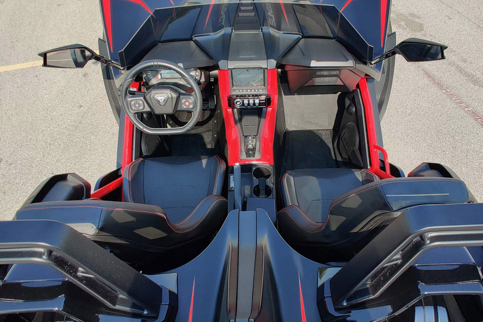 Overhead Shot of Polaris Slingshot R