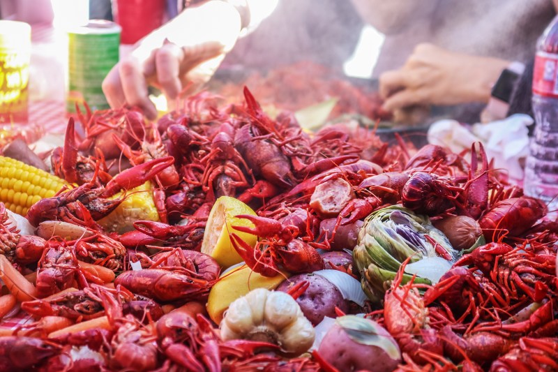 A crawfish boil.