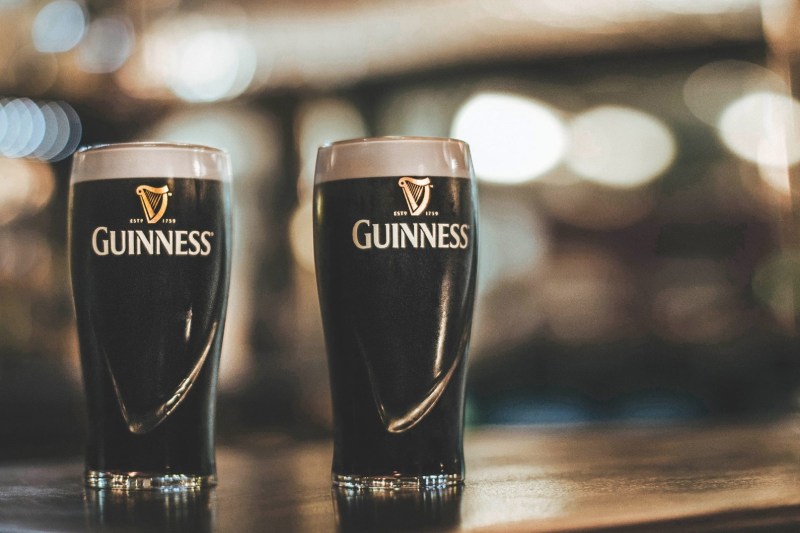 A pair of Guinness pints