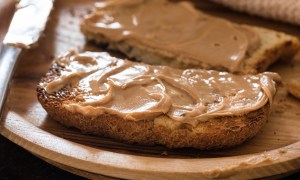 is peanut butter healthy close up of on bread