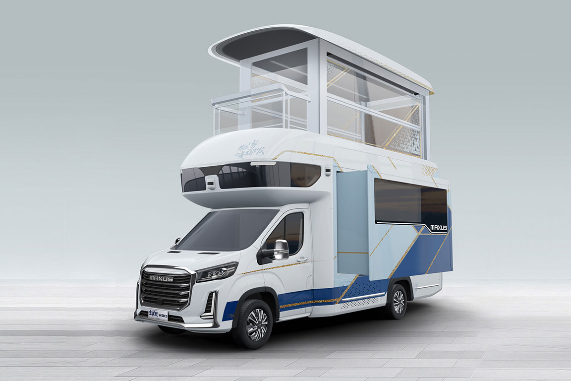 This Two-Story Luxury RV Has an Elevator and a Glass-Enclosed Zen Space -  The Manual