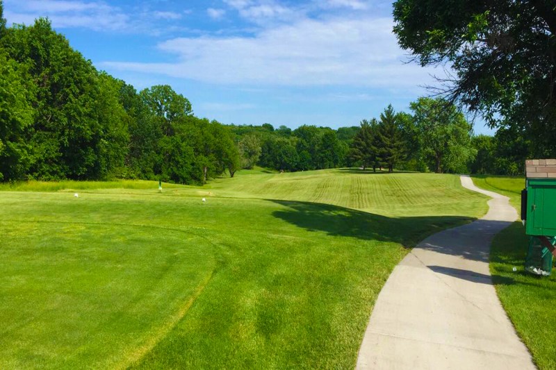 The view from one of the teeing grounds at Excelsior Springs Golf Course.