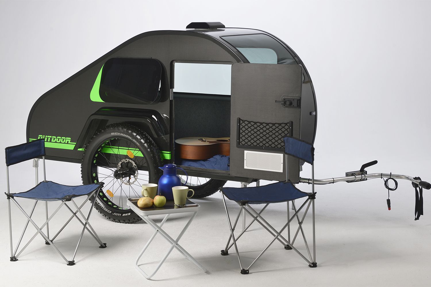 ModyPlast Mody Outdoors Teardrop Bikepacking Travel Trailer