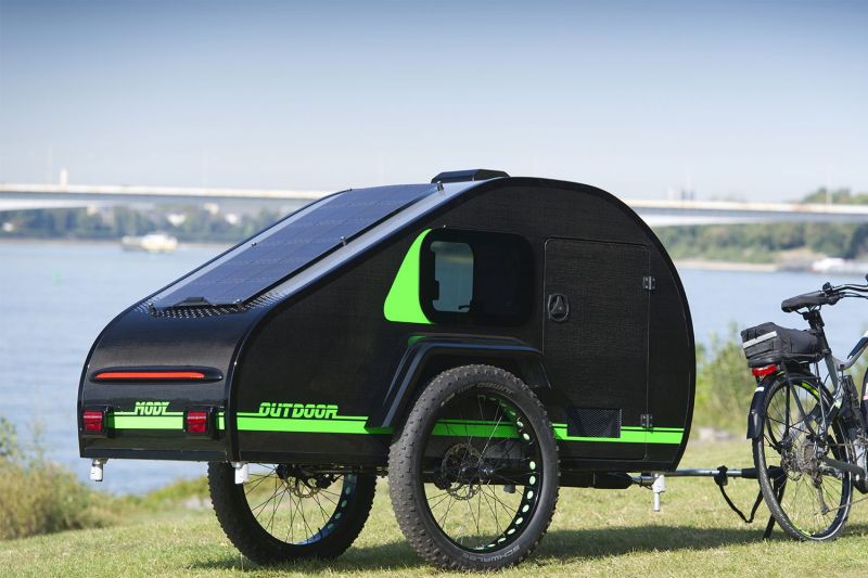 ModyPlast Mody Outdoors Fat-Tired Teardrop Bikepacking Trailer