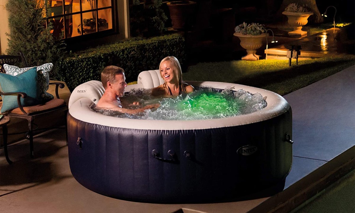 Intex PureSpa Plus Portable Inflatable Hot Tub