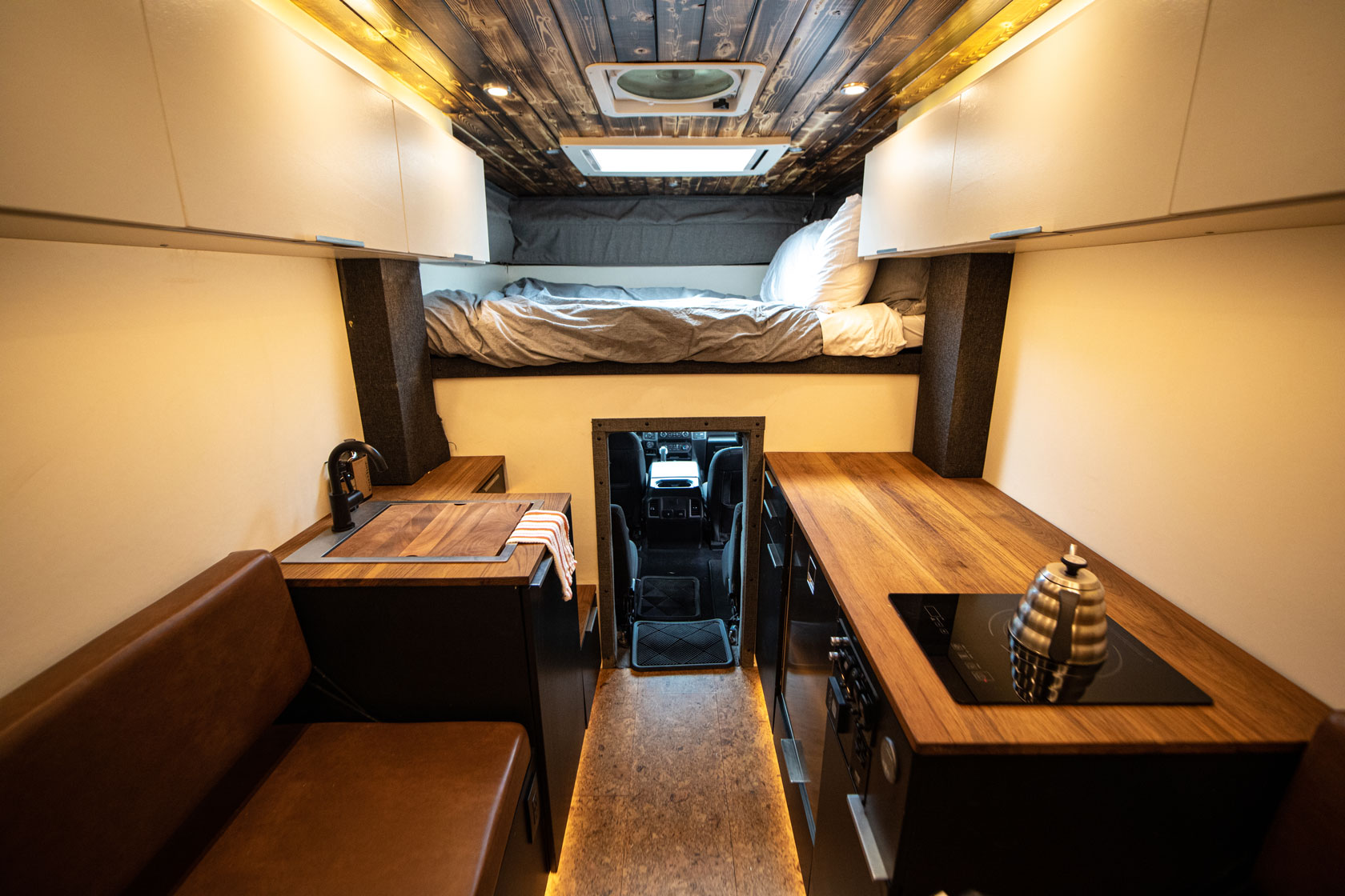 rossmonster overland the baja adventure truck camper overlander interior