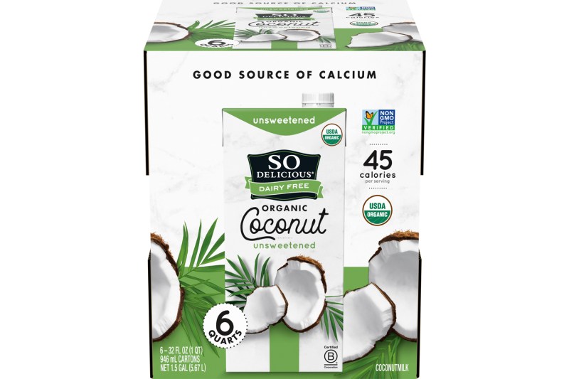 So Delicious unsweetened coconut milk