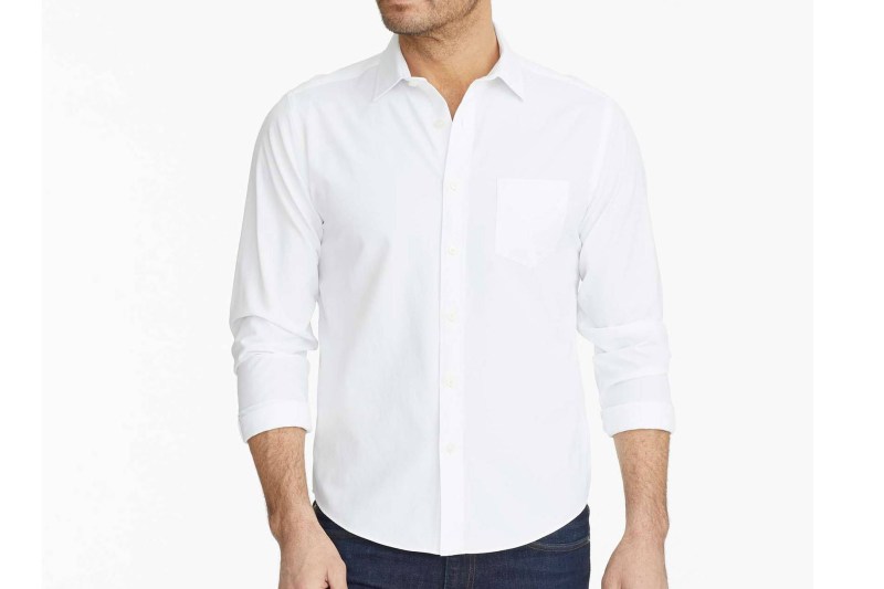 UNTUCKit Fironde wrinkle-free performance solid white