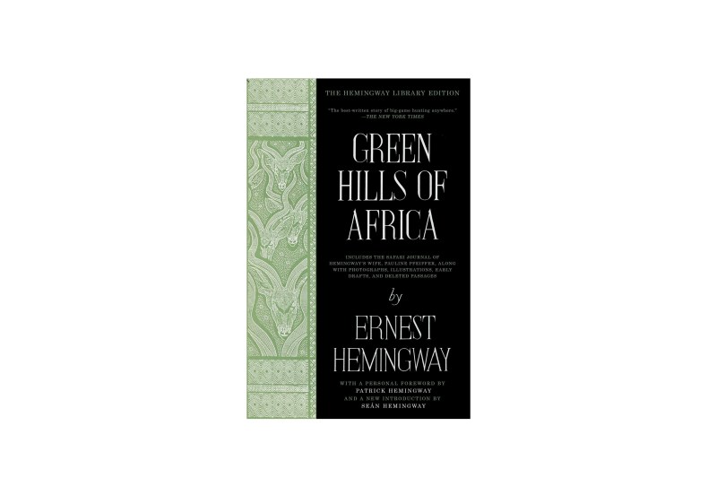 Green hills of africa book.