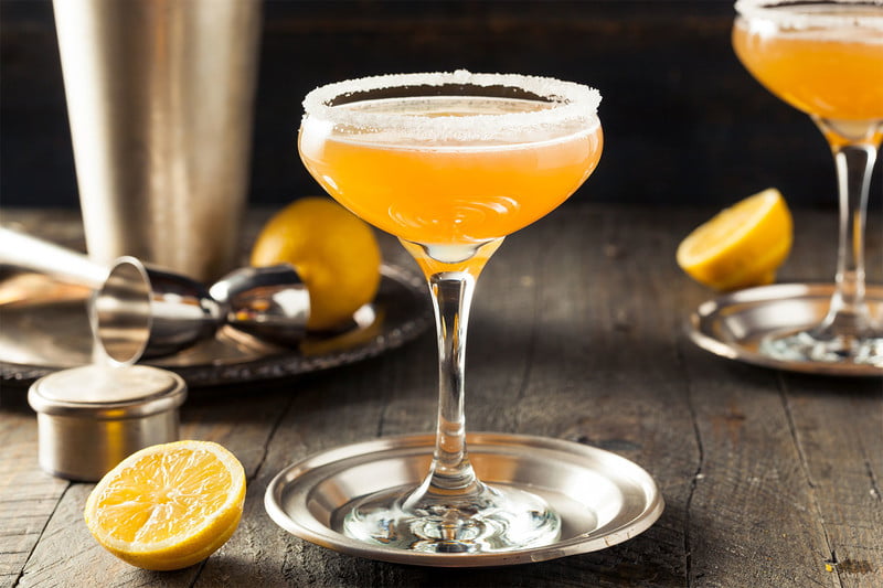 Sidecar cocktail