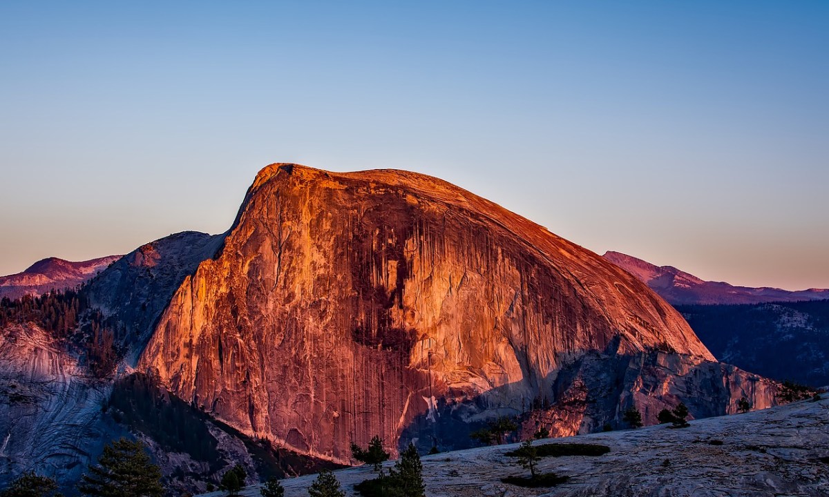 sunset in Yosemite