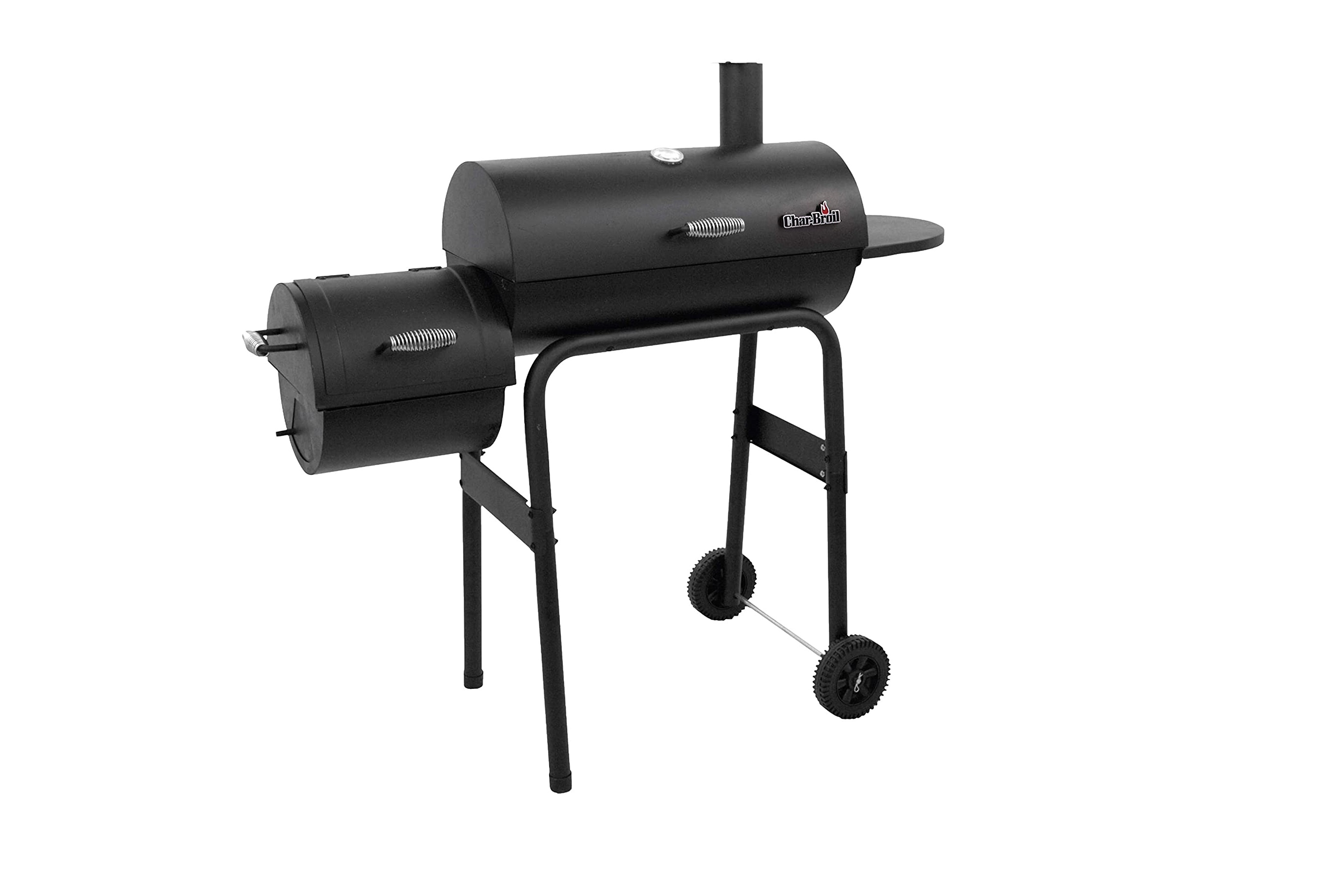 Char-Broil American Gourmet Offset Smoker on white bg