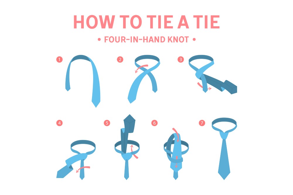 How to Tie a Simple (Small/Oriental) Tie Knot? An Illustrated Guide