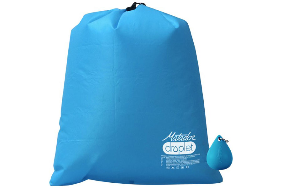 Blue Matador Droplet Dry Bag on a white background.