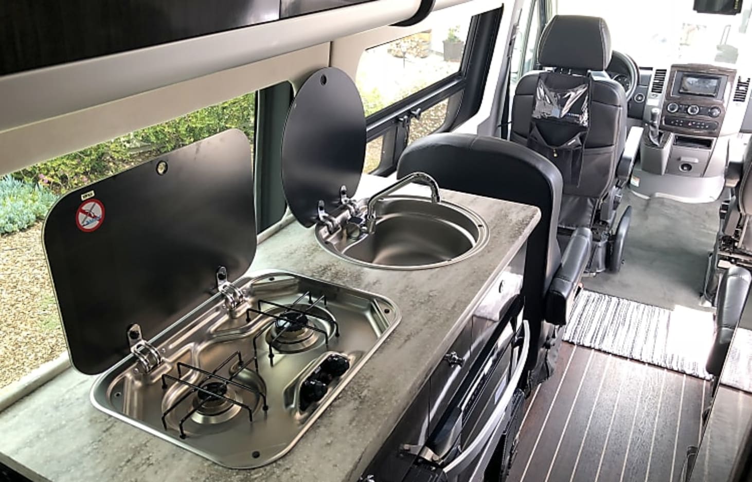 rent rv rvshare rental airstream interstate kitchen