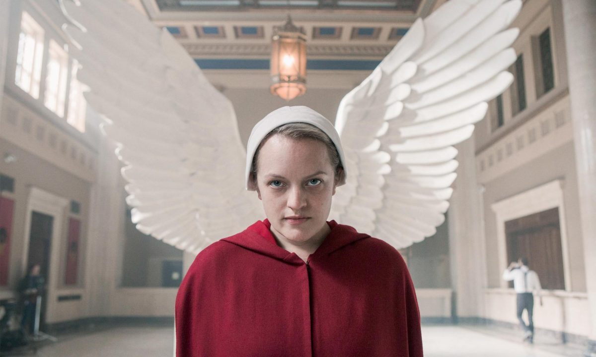 Elisabeth Moss in The Handmaid's Tale