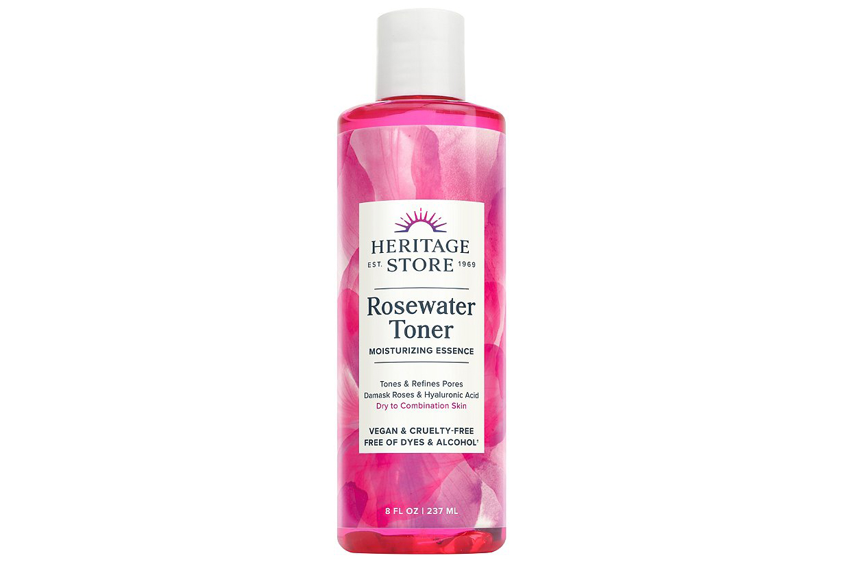 Heritage Store Rosewater Facial Toner with Hyaluronic Acid