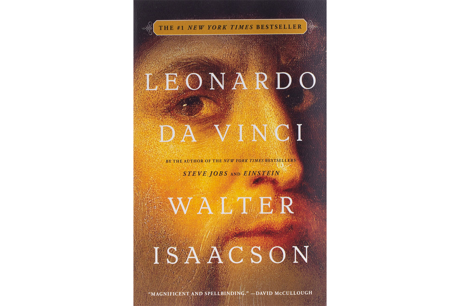 The cover of "Leonardo Da Vinci" on white background.