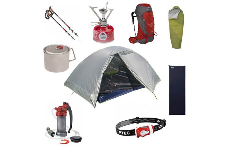 Rented outdoor camping gear from Lower Gear Outdoors.