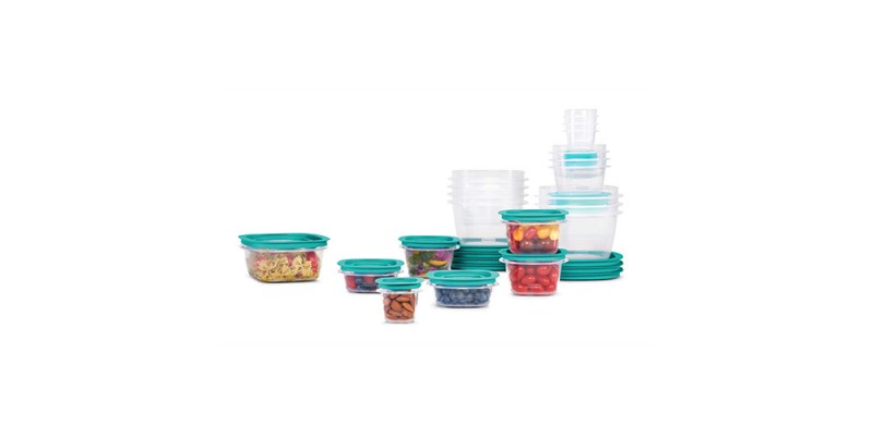 Rubbermaid Flex Seal 42-piece Food Storage Set on a white background.