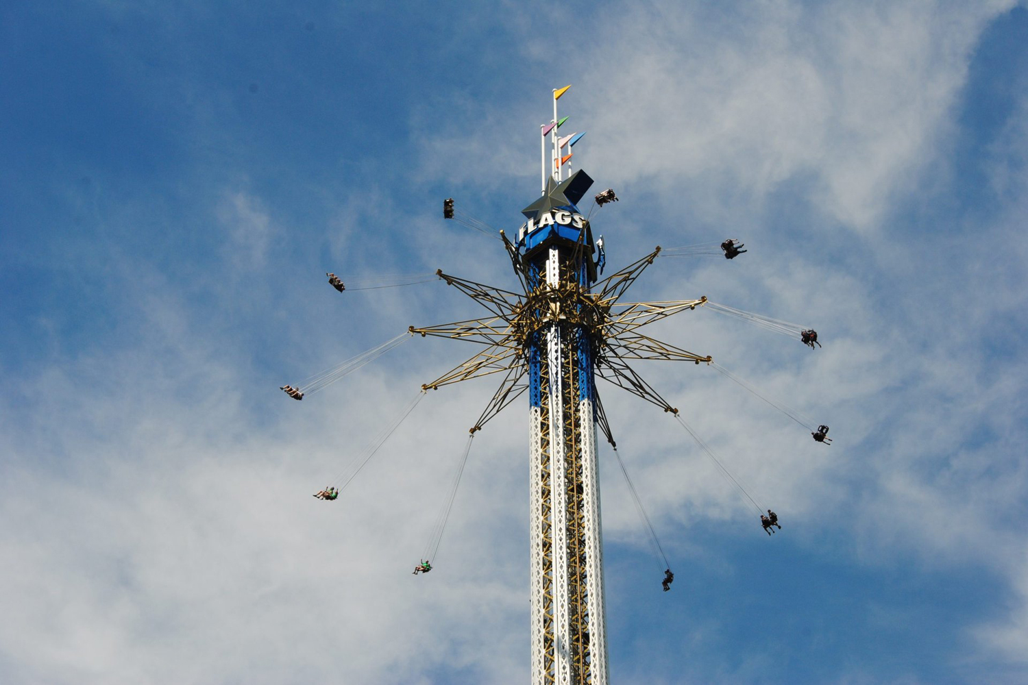The New England SkyScreamer at Six Flags New England.