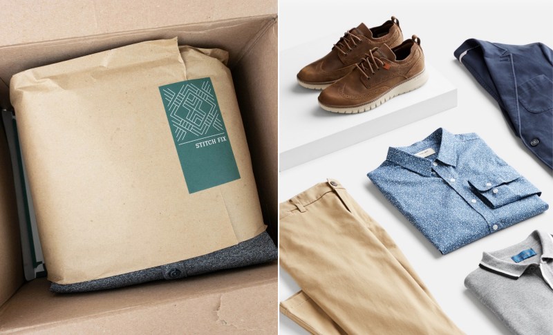 Sample Of Stitch Fix Subscription Box And Items.