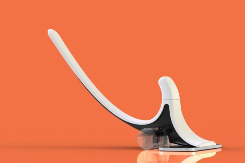 The Hip Hook on an orange surface.
