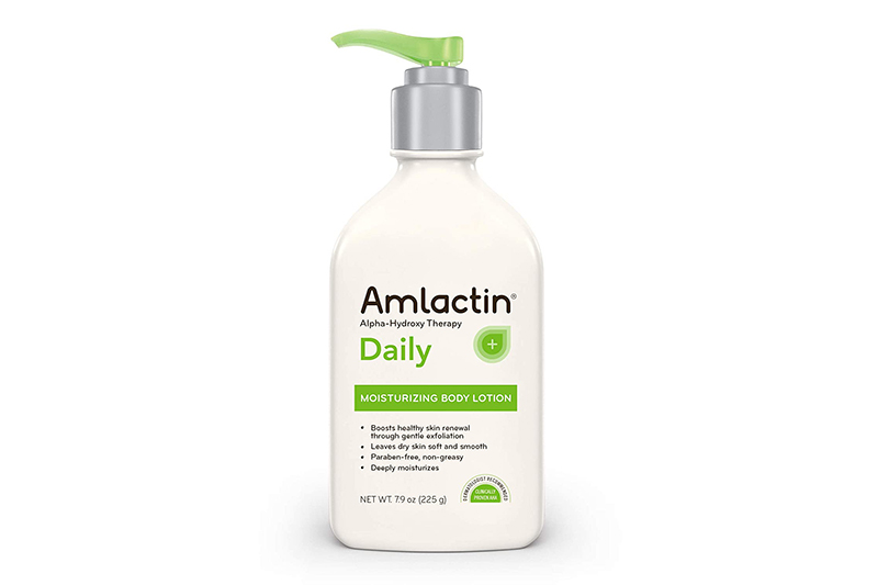 Best body lotion for dry scaly skin 7 Amlactin is an exfoliating lotion for dry skin.