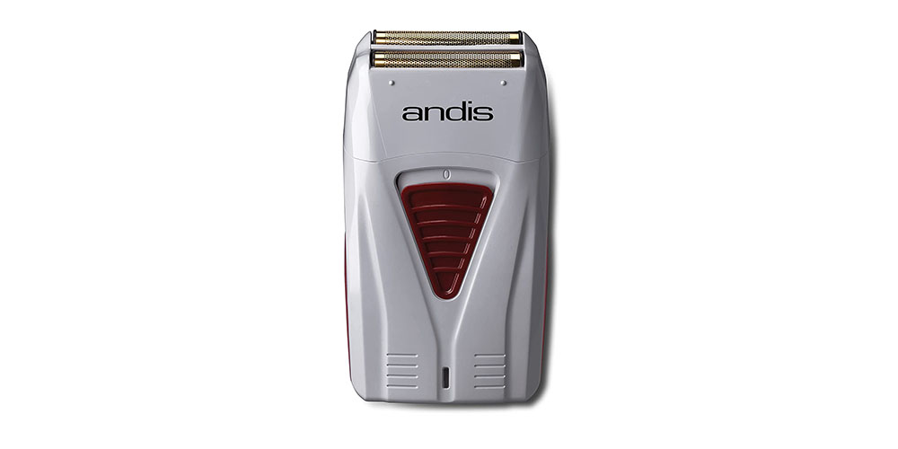 Andis Pro Foil Lithium Titanium Foil Shaver on a white background.