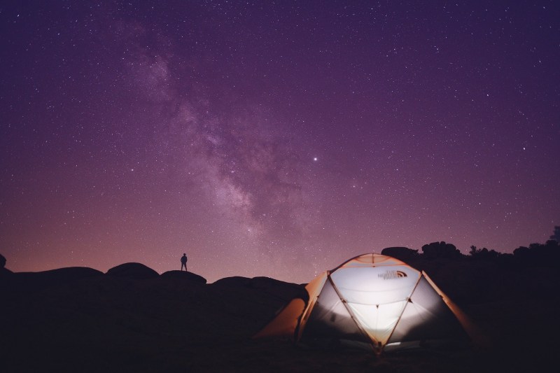 best 6 person tents at night.