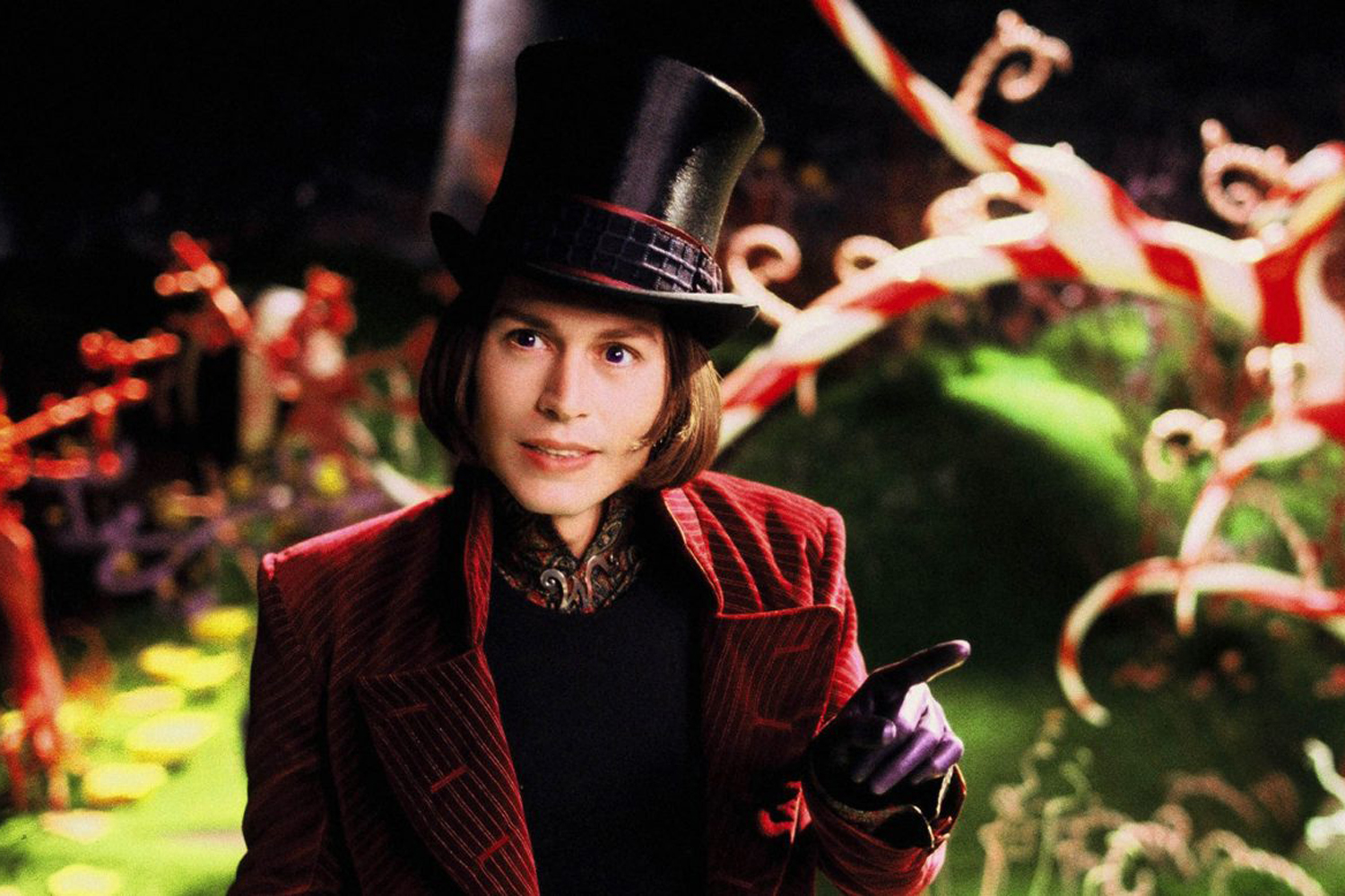 Willy Wonka in "Charlie and the Chocolate Factory."