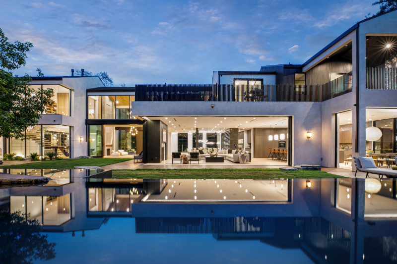 Designer Jae Omar's Japanese-inspired ŌNIN 'modern farmhouse' in the exclusive Encino enclave in Los Angeles