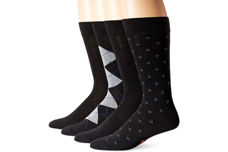 A four-pack dress socks from Dockers.