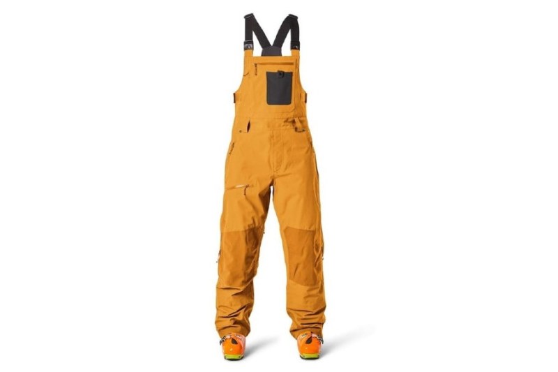 Flylow Baker Snowboarding Ski Bib on a white background.