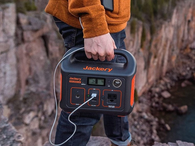 Jackery Portable Power Station Explorer 240 out in the wild.