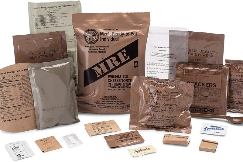 best survival food kits mre sampler