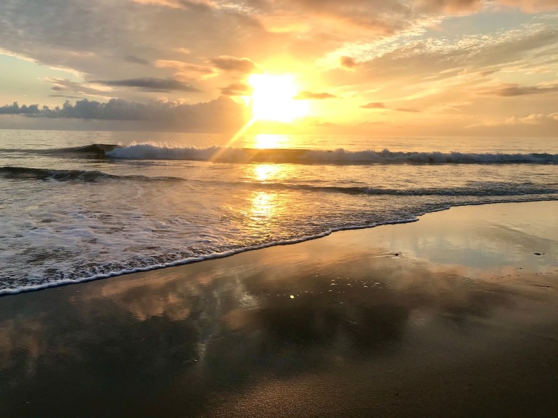 North Carolina beach sunrise