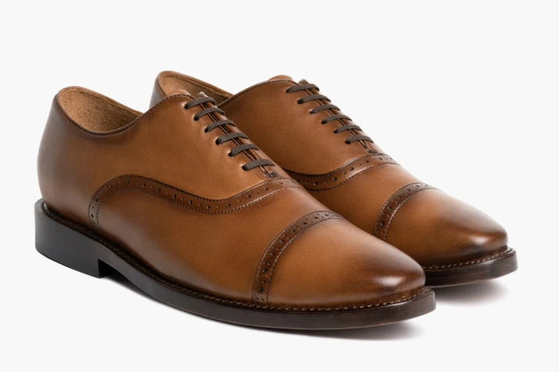 Men's Leo Oxford Dress Shoes - Goodfellow & Co™ Brown 7