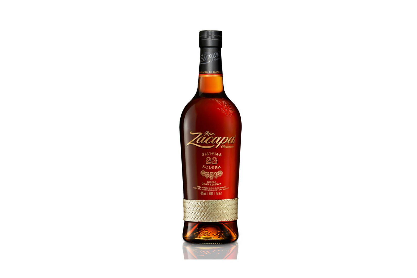 Ron Zacapa 23 Rum bottle.