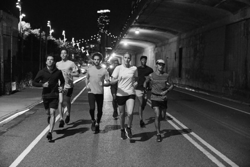 Zara athletes take to the streets, sporting its new Athleticz line.