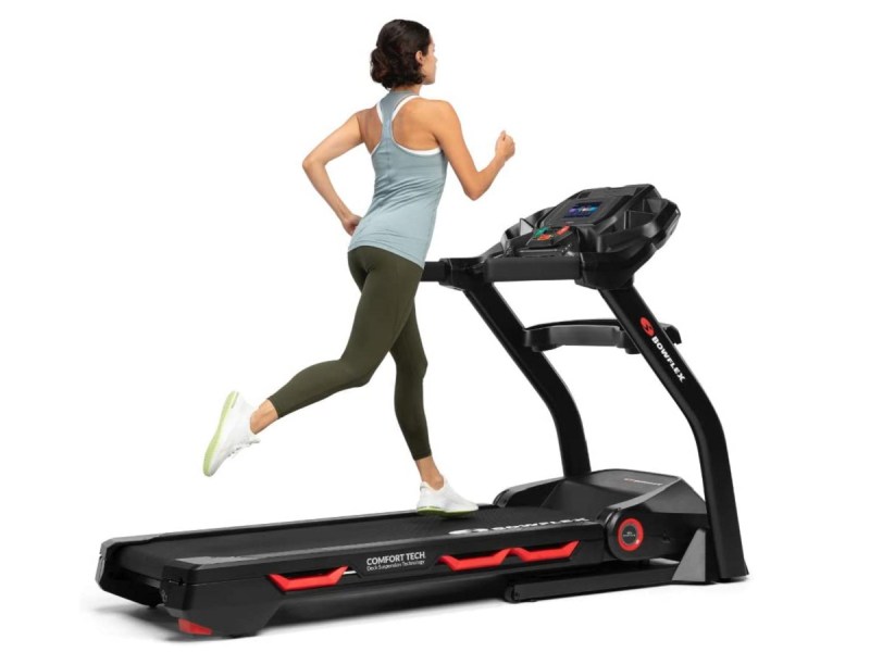 A woman working out on the Bowflex Treadmill 7.