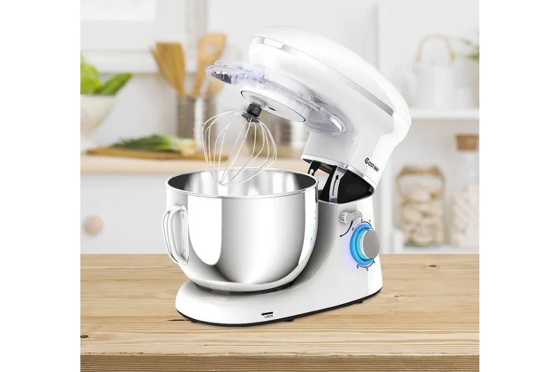CHeflee Stand Mixer, 6.5 Quart Electric Mixer 6+P Speed 660W Tilt-Head  Kitchen Food Mixers with Dough Hook, Mixing Beater, Whisk, & Splash Guard  for