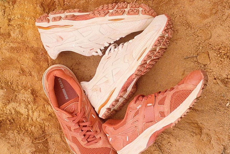 Tremaine Emory's Denim Tears x ASICS GEL-MC Plus “Georgia Red Clay" sneakers.