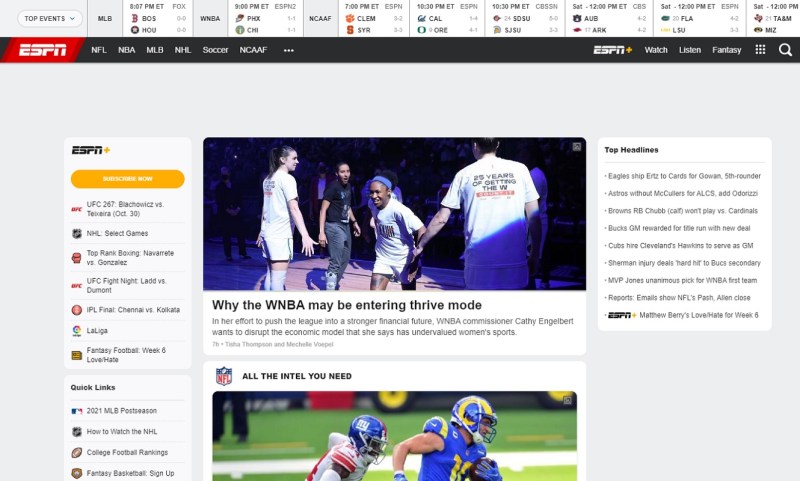 How to Watch Live Sports on ESPN Plus: Stream live soccer, MLB, NFL, NBA, and more