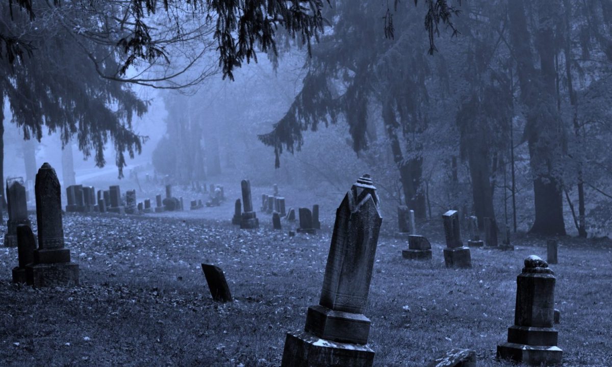 Picture of a graveyard