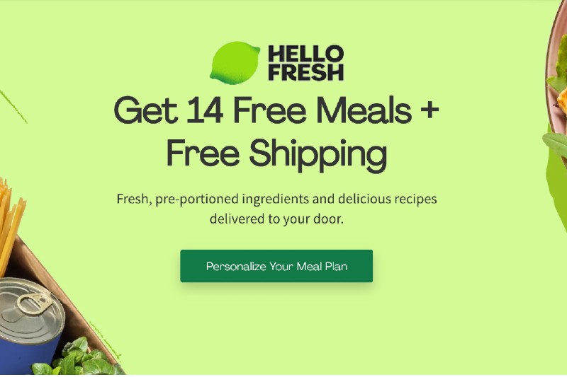 hellofresh meal kit delivery.
