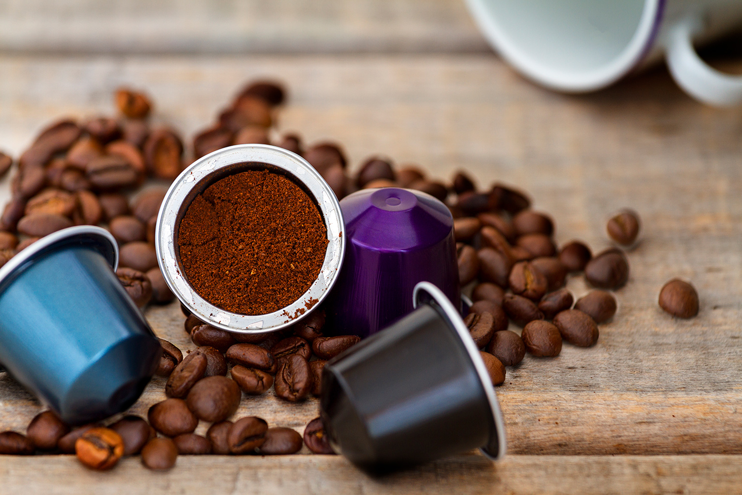 This brewer and grinder can prep K-Cup and ground coffee in 3