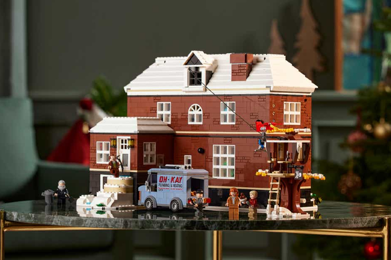 The Alex Storozhuk-designed 3,955-piece 'Home Alone' LEGO house.